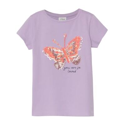 s.Oliver T-Shirt mit Pailletten-Artwork im A-Shape s.Oliver T-Shirt mit Pailletten-Artwork im A-Shape