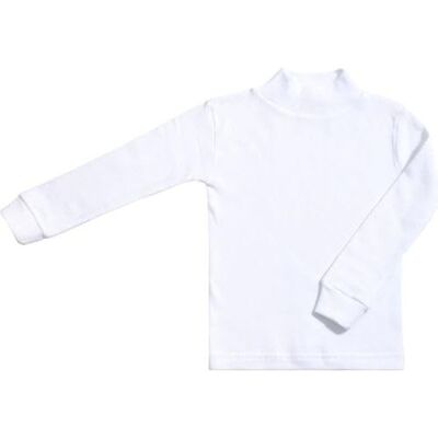 BABIDU Unisex-Kinder-Unterhemd mit halbem Stehkragen, Semi-Musketeer, Punt NOU-Reihe, Unisex-Kleidung für Jungen und Mädchen von 2 bis 16 Jahren, Langarm-Unterhemd aus Baumwolle und Polyester BABIDU Unisex-Kinder-Unterhemd mit halbem Stehkragen, Semi-Musketeer, Punt NOU-Reihe, Unisex-Kleidung für Jungen und Mädchen von 2 bis 16 Jahren, Langarm-Unterhemd aus Baumwolle und Polyester