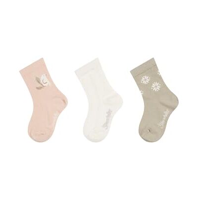 Sterntaler Kinder Socken Set 3er Pack – hautfreundliche Mädchensocken aus Baumwolle – mit Motiv Vogel und winterlichem Schneestern – zartrosa, Größe 22 Sterntaler Kinder Socken Set 3er Pack – hautfreundliche Mädchensocken aus Baumwolle – mit Motiv Vogel und winterlichem Schneestern – zartrosa, Größe 22