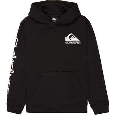 Quiksilver Fleecepullover Omni Logo Hoodie, Jungen, 8-16 Jahre, Schwarz Quiksilver Fleecepullover Omni Logo Hoodie, Jungen, 8-16 Jahre, Schwarz