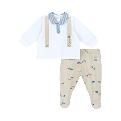 Chicco , Set für Neugeborene, Jäckchen und Höschen aus Weicher Baumwolle, Ideal für Frühling und Herbst, Geschenkideen zur Geburt, Designed in Italy, Babykleidung 0-24 Monate Chicco , Set für Neugeborene, Jäckchen und Höschen aus Weicher Baumwolle, Ideal für Frühling und Herbst, Geschenkideen zur Geburt, Designed in Italy, Babykleidung 0-24 Monate