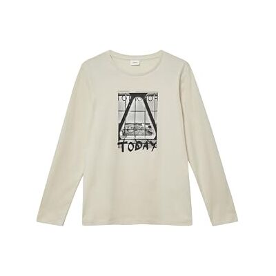 s.Oliver Langarm-Jersey-Shirt mit Frontprint s.Oliver Langarm-Jersey-Shirt mit Frontprint