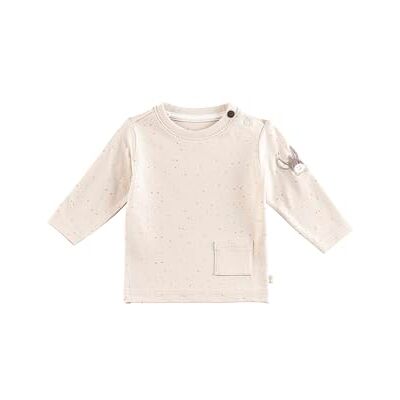 Sterntaler Langarmshirt Pünktchen Baby Shirt aus weichem Baumwolljersey mit Esel Emmi Applikation Unisex Longsleeve mit Rundhals weiche Baby und Kinder Bekleidung ab Geburt Natur, Größe 68 Sterntaler Langarmshirt Pünktchen Baby Shirt aus weichem Baumwolljersey mit Esel Emmi Applikation Unisex Longsleeve mit Rundhals weiche Baby und Kinder Bekleidung ab Geburt Natur, Größe 68
