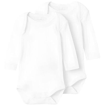 NAME IT NBNBODY 2P LS SOLID White NOOS NAME IT NBNBODY 2P LS SOLID White NOOS