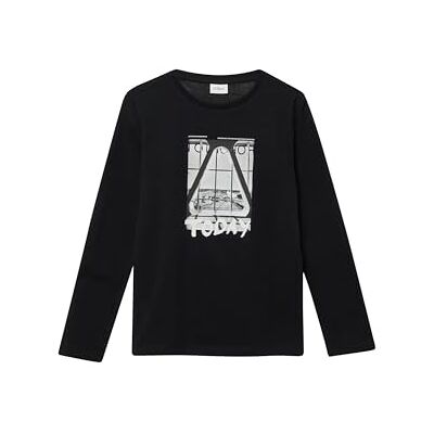 s.Oliver Langarm-Jersey-Shirt mit Frontprint s.Oliver Langarm-Jersey-Shirt mit Frontprint