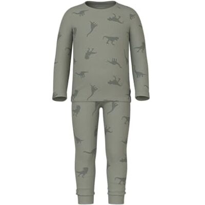 NAME IT Jungen Nmmnightset Agave Green Dino Rib Noos Nachtwäsche Set, Agave Green, 98-104 EU NAME IT Jungen Nmmnightset Agave Green Dino Rib Noos Nachtwäsche Set, Agave Green, 98-104 EU