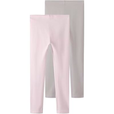 NAME IT Mädchen Girl 2er-Pack Nkfvivian 2P Legging L Noos, Cradle Pink, 86-92 EU NAME IT Mädchen Girl 2er-Pack Nkfvivian 2P Legging L Noos, Cradle Pink, 86-92 EU