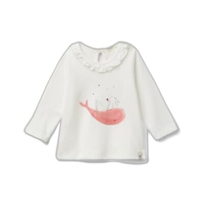 United T-Shirt für Jungen, Weiß, 74 cm United T-Shirt für Jungen, Weiß, 74 cm