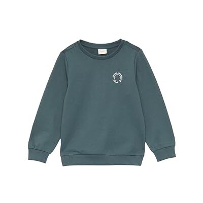s.Oliver Unisex Sweatshirt mit Rippbündchen und kleinem Print-Detail s.Oliver Unisex Sweatshirt mit Rippbündchen und kleinem Print-Detail