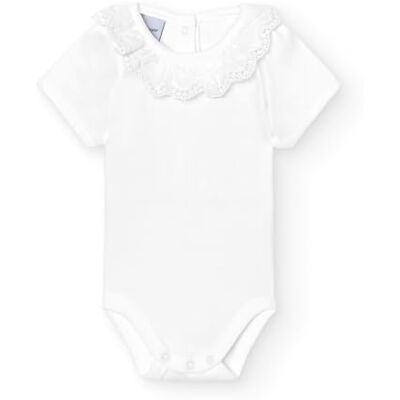 BABIDU Kurzarm-Baby-Body aus 100% Baumwolle, Baby-Body für Neugeborene mit Rüschenkragen, weicher und hypoallergener, atmungsaktiver Stoff für empfindliche Haut, Unisex-Kleidung für Jungen Mädchen BABIDU Kurzarm-Baby-Body aus 100% Baumwolle, Baby-Body für Neugeborene mit Rüschenkragen, weicher und hypoallergener, atmungsaktiver Stoff für empfindliche Haut, Unisex-Kleidung für Jungen Mädchen