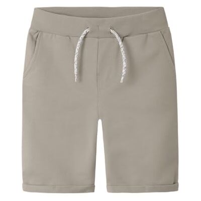 NAME IT Jungen Nkmvermo Long Swe Shorts Unb F Noos, Pure Cashmere, 128 NAME IT Jungen Nkmvermo Long Swe Shorts Unb F Noos, Pure Cashmere, 128