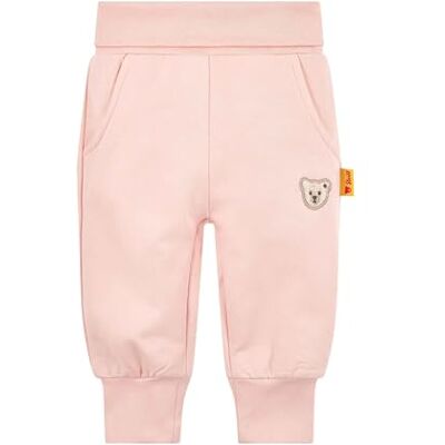 Steiff Jogginghose EU Größe 68 Silver pink, Sweatpants aus Baumwolle, Sport- und Freizeit Hose für Kinder, Bequeme und weiche Trainingshose, waschmaschinenfest Steiff Jogginghose EU Größe 68 Silver pink, Sweatpants aus Baumwolle, Sport- und Freizeit Hose für Kinder, Bequeme und weiche Trainingshose, waschmaschinenfest