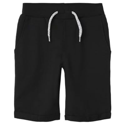NAME IT Jungen Nkmvermo Long SWE Unb F Noos Shorts, Schwarz, 104 EU NAME IT Jungen Nkmvermo Long SWE Unb F Noos Shorts, Schwarz, 104 EU