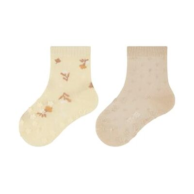 Sterntaler Krabbelsocken Doppelpack Blumen – Baby und Kinder Stoppersocken mit Motiv Blumen & Struktur, ABS auf Spann & Sohle, Vanillefarben, Größe 18 Sterntaler Krabbelsocken Doppelpack Blumen – Baby und Kinder Stoppersocken mit Motiv Blumen & Struktur, ABS auf Spann & Sohle, Vanillefarben, Größe 18