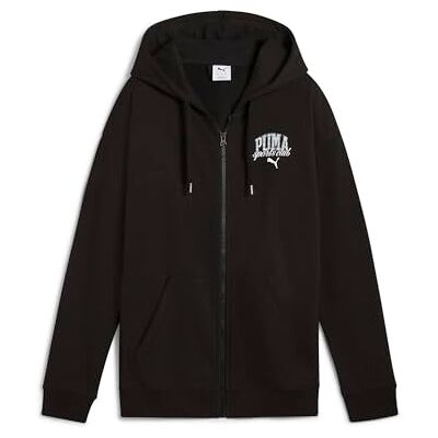 Puma Mädchen Class Relaxed Full-Zip Hoodie TR Hooded Sweatshirt, Black, Puma Mädchen Class Relaxed Full-Zip Hoodie TR Hooded Sweatshirt, Black,