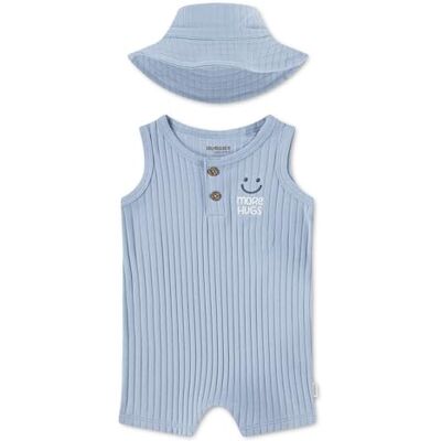HUGGIES Strampler mit Mütze Grün Baby Jungen HUGGIES Strampler mit Mütze Grün Baby Jungen