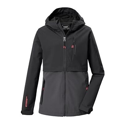 Killtec Mädchen Softshelljacke/Outdoorjacke mit Kapuze KOS 153 GRLS SFTSHLL JCKT, schwarz, 140, 44111-000 Killtec Mädchen Softshelljacke/Outdoorjacke mit Kapuze KOS 153 GRLS SFTSHLL JCKT, schwarz, 140, 44111-000