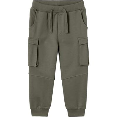 NAME IT Unisex Kinder Nmnoli Sweat Pant Unb Noos, Dusty Olive, 116 EU NAME IT Unisex Kinder Nmnoli Sweat Pant Unb Noos, Dusty Olive, 116 EU