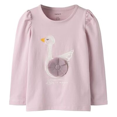 NAME IT Mädchen Nmfswana Ls Top, Keepsake Lilac, 116 cm NAME IT Mädchen Nmfswana Ls Top, Keepsake Lilac, 116 cm