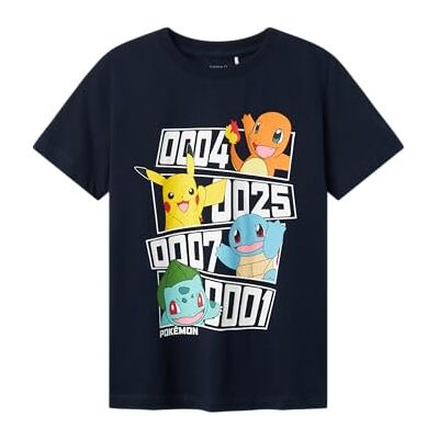 NAME IT Jungen Boy T-Shirt Pokémon Nkmdazz Pokemon Nreg Ss Top Box Noos Sky, Dark Sapphire, 158-164 EU NAME IT Jungen Boy T-Shirt Pokémon Nkmdazz Pokemon Nreg Ss Top Box Noos Sky, Dark Sapphire, 158-164 EU