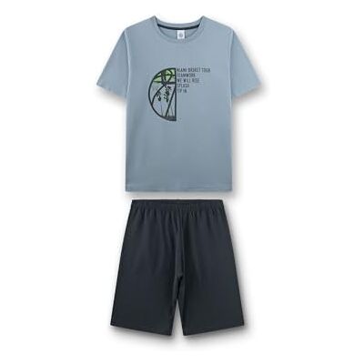 Sanetta Jungen-Schlafanzug blau kurz Basketball Hochwertiger und bequemer Schlafanzug aus 100% Baumwolle. Sanetta Jungen-Schlafanzug blau kurz Basketball Hochwertiger und bequemer Schlafanzug aus 100% Baumwolle.
