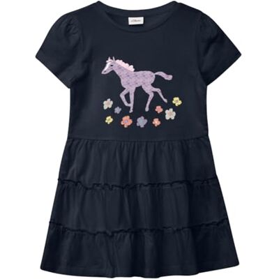 s.Oliver Junior Mädchen Dress 2178181 Blue 128 s.Oliver Junior Mädchen Dress 2178181 Blue 128