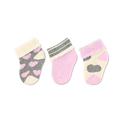 Sterntaler Baby Mädchen Erstlingssöck. Herzen,3er-pack Socken, Rosa, 0-4 Monate Sterntaler Baby Mädchen Erstlingssöck. Herzen,3er-pack Socken, Rosa, 0-4 Monate