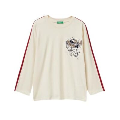 United T-Shirt, M/L, 3atnc10r7, Beige, 120 cm, für Jungen United T-Shirt, M/L, 3atnc10r7, Beige, 120 cm, für Jungen