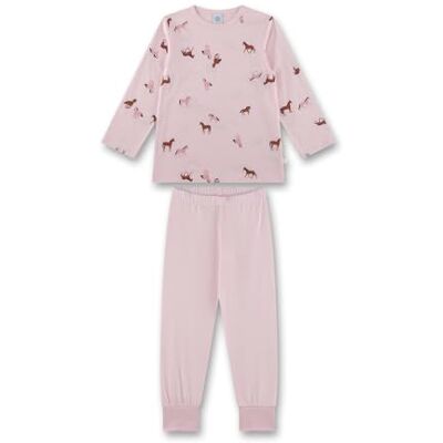 Sanetta Mädchen-Schlafanzug mit Pferden lang rosa Hochwertiger und bequemer Schlafanzug aus Baumwolle für Mädchen. Pyjamaset für Mädchen 140 Sanetta Mädchen-Schlafanzug mit Pferden lang rosa Hochwertiger und bequemer Schlafanzug aus Baumwolle für Mädchen. Pyjamaset für Mädchen 140