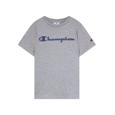 Champion Jungen Legacy Boy Big Logo T-Shirt, Grey (Em006), 3-4 Jahre EU Champion Jungen Legacy Boy Big Logo T-Shirt, Grey (Em006), 3-4 Jahre EU