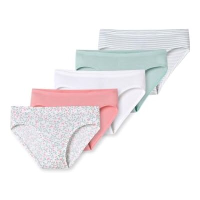 Schiesser Mädchen 5 Pack Slips Unterhosen 95/5 Organic Bio Baumwolle Größe 92 bis 140 Schiesser Mädchen 5 Pack Slips Unterhosen 95/5 Organic Bio Baumwolle Größe 92 bis 140