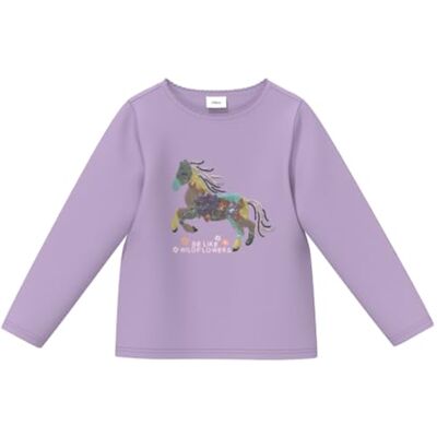 s.Oliver Junior Mädchen Shirt 2178128 Lilac/PINK 116/122 s.Oliver Junior Mädchen Shirt 2178128 Lilac/PINK 116/122