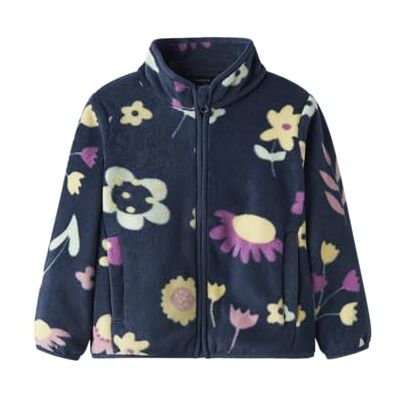 NAME IT Mädchen Nmfmeeko Fleece Jacket Aop2, Insignia Blue, Numeric_92 NAME IT Mädchen Nmfmeeko Fleece Jacket Aop2, Insignia Blue, Numeric_92