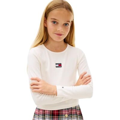 Tommy Hilfiger Mädchen Heritage Flag Rib Knit Tee Ls Kg0kg09065 Andere Oberteile (1er Pack) Tommy Hilfiger Mädchen Heritage Flag Rib Knit Tee Ls Kg0kg09065 Andere Oberteile (1er Pack)