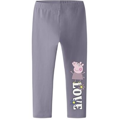NAME IT Mädchen Nmfdaisy Peppa Legging Cplg, Lavender Gray, 98 cm NAME IT Mädchen Nmfdaisy Peppa Legging Cplg, Lavender Gray, 98 cm