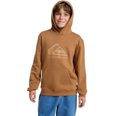 Quiksilver Fleecepullover COMP Logo Hoodie, Jungen, 8-16 Jahre, Braun Quiksilver Fleecepullover COMP Logo Hoodie, Jungen, 8-16 Jahre, Braun