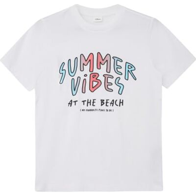s.Oliver Junior Jungen Shirt 2179281 01D4 weiß 146/152 s.Oliver Junior Jungen Shirt 2179281 01D4 weiß 146/152
