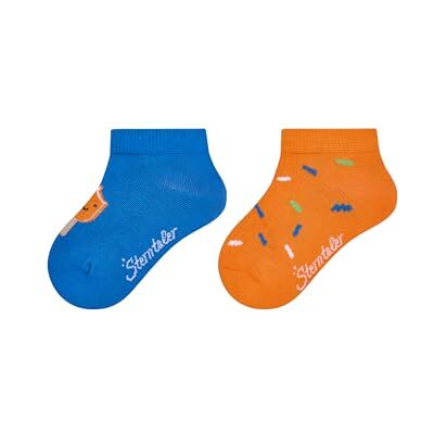 Sterntaler Sneaker Socken Doppelpack Eis am Stiel – Jungen Baby- und Kindersocken im 2er Pack mit Eis-am-Stiel- und Streusel-Motiven, Baumwoll-Mix, Königsblau, Größe 30 Sterntaler Sneaker Socken Doppelpack Eis am Stiel – Jungen Baby- und Kindersocken im 2er Pack mit Eis-am-Stiel- und Streusel-Motiven, Baumwoll-Mix, Königsblau, Größe 30