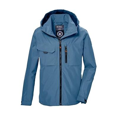 Killtec Jungen Funktionsjacke ist wasserdicht/Outdoorjacke mit Kapuze KOS 140 BYS JCKT, dunkel denim, 164, 43001-000 Killtec Jungen Funktionsjacke ist wasserdicht/Outdoorjacke mit Kapuze KOS 140 BYS JCKT, dunkel denim, 164, 43001-000