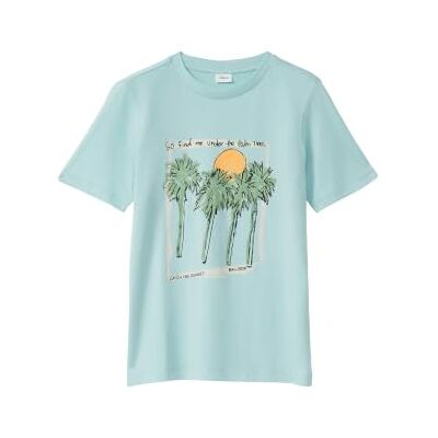 s.Oliver Baumwoll T-Shirt mit Frontprint s.Oliver Baumwoll T-Shirt mit Frontprint