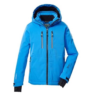 Killtec Jungen Skijacke/Funktionsjacke mit Kapuze und Schneefang KSW 191 BYS SKI JCKT, sky, 164, 43474-000 Killtec Jungen Skijacke/Funktionsjacke mit Kapuze und Schneefang KSW 191 BYS SKI JCKT, sky, 164, 43474-000