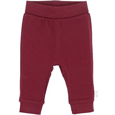 Sterntaler Baby Mädchen Hose Baby Hose Jersey mit Umschlag, Dunkelrot, 74 Sterntaler Baby Mädchen Hose Baby Hose Jersey mit Umschlag, Dunkelrot, 74