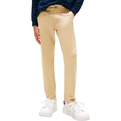 Tommy Hilfiger Jungen Chino Hose 1985 Chino Pant Regular Fit, Beige (Gentle Gold), 14 Jahre Tommy Hilfiger Jungen Chino Hose 1985 Chino Pant Regular Fit, Beige (Gentle Gold), 14 Jahre