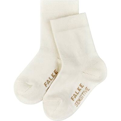 FALKE Unisex Baby Socken Sensitive B So Baumwolle mit Komfortbund 1 Paar, Weiß Off-White 2040, 74-80 FALKE Unisex Baby Socken Sensitive B So Baumwolle mit Komfortbund 1 Paar, Weiß Off-White 2040, 74-80