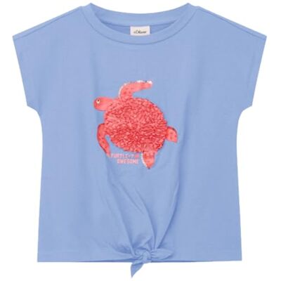 s.Oliver Junior Mädchen Shirt 2179339 5140 blau 116/122 s.Oliver Junior Mädchen Shirt 2179339 5140 blau 116/122