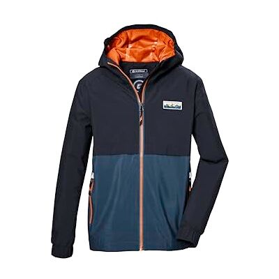 Killtec Jungen Funktionsjacke ist wasserdicht/Regenjacke mit Kapuze KOS 141 BYS JCKT, dunkel ozean, 128, 43003-000 Killtec Jungen Funktionsjacke ist wasserdicht/Regenjacke mit Kapuze KOS 141 BYS JCKT, dunkel ozean, 128, 43003-000