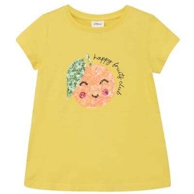 s.Oliver Junior Mädchen Shirt 2178234 1531 Yellow 104/110 s.Oliver Junior Mädchen Shirt 2178234 1531 Yellow 104/110