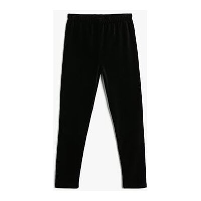 Koton Girls Basic Leggings Elastic Waistband Brushed Interior Koton Girls Basic Leggings Elastic Waistband Brushed Interior