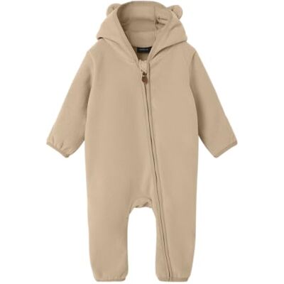 NAME IT Unisex Nbnmeeko Suit Solid, Silver Mink, 74-80 NAME IT Unisex Nbnmeeko Suit Solid, Silver Mink, 74-80