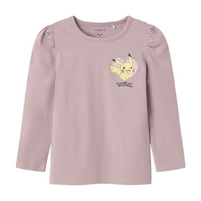 NAME IT Mädchen Nmfjyra Pokemon Ls Top Sky, Burnished Lilac, 98 EU NAME IT Mädchen Nmfjyra Pokemon Ls Top Sky, Burnished Lilac, 98 EU